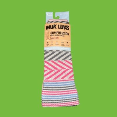Mukluks compression knee-high socks • REGULAR • 2 Pack Cotton - Image 1