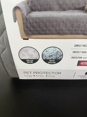 Surefirt Sofa / Love Seat Waterproof Pet Protector For Couch • Gray - Thumbnail 4