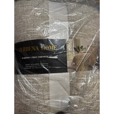 Queen Verbena Home 3-piece Comforter Set, Clarkson • STUNNING & CLASSY - Thumbnail 5