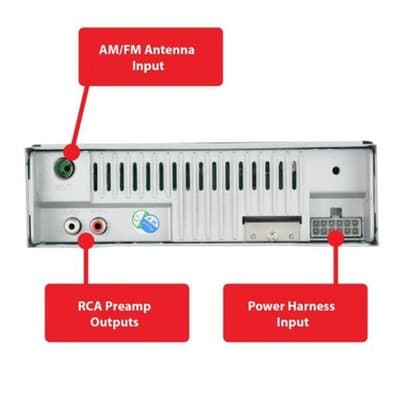 Dual Electronics XDM17SPK4 Single DIN Car Stereo | Push to Talk Assistant (AM/FM - Thumbnail 4