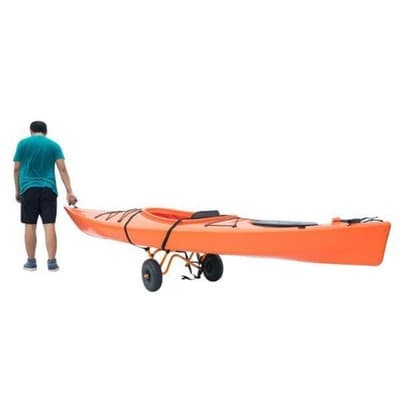 Kayak Cart – 150 Lbs Capacity Canoe Dolly with Airless Tires, Foldable Aluminum - Thumbnail 4