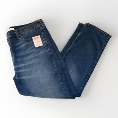 38x30 Levi Strauss Signature Men's Slim Fit Blue Jeans - Image 1