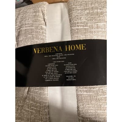 Verbena Home Clarkson 3 Piece Comforter Set Queen Beige White Textured New - Thumbnail 3