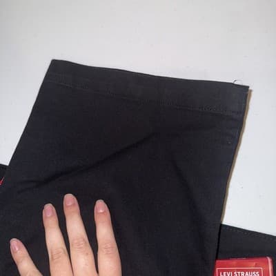 34x32 Levi Strauss Signature Men's Carpenter Jean 99% Cotton Durable Black - Thumbnail 6