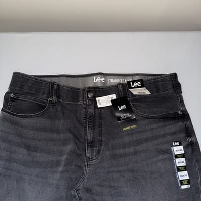 40x30 Lee Men's Straight Tapered Denim Jean Motion Flex NEW - Thumbnail 5