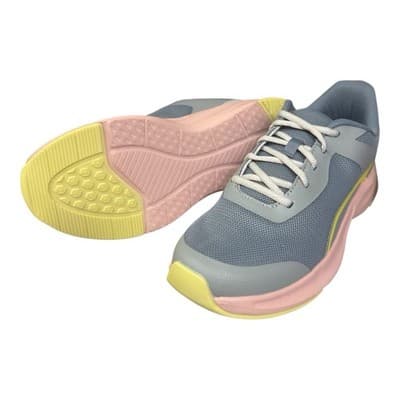 Avia Women’s Running Sneakers Gray Pink Yellow Lightweight Athletic Shoes - Thumbnail 7