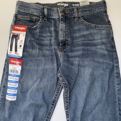 Wrangler® Boys Straight Fit Denim Jeans, Size 16 Regular • NEW - Thumbnail 2