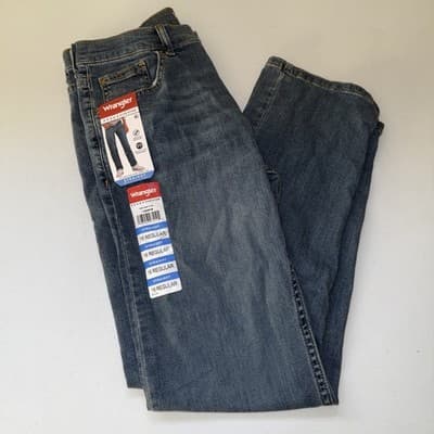 Wrangler® Boys Straight Fit Denim Jeans, Size 16 Regular • NEW - Thumbnail 5