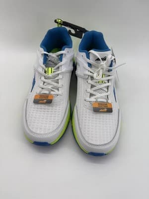 Avia Men's Leather Cross Trainer Shoes White Blue Lime Size 12 - Thumbnail 2