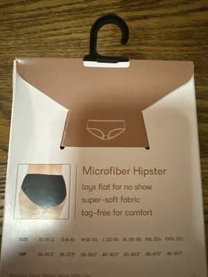 Joyspun Women's 6-Pack Microfiber Hipster Panties XXL 20 Multicolor - Thumbnail 2