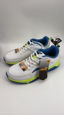 Avia Men's Reps Gym Trainer Shoes Size 8 • New With Tags • White Neon & Blue - Image 1