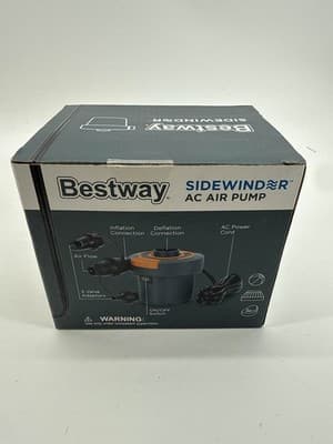 Bestway Sidewinder AC Electric Air Pump 110-120V Inflate Deflate 3 Valve - Thumbnail 2