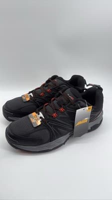 Avia Talus Men's 10 Black Red Rugged Leather Walking Trail Shoes - Image 1