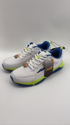 Avia Men's Size 11 Quickflash Runners White Blue Neon Green - Image 1