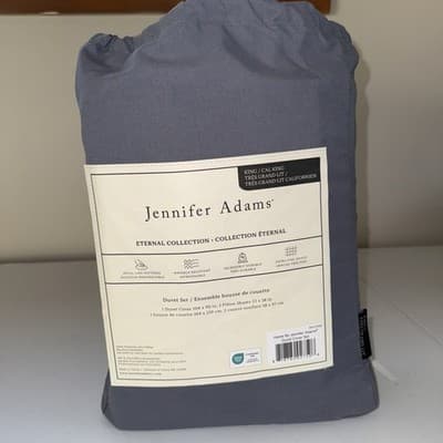 Eternal Collection By Jennifer Adam’s Duvet Fits King / Cal California King New - Image 1