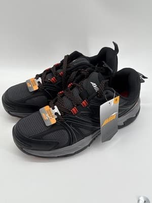 Avia Men's Talus Hiking Shoes Size 9 Black Leather Mesh - Thumbnail 2