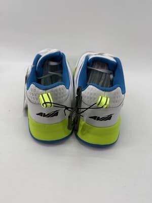 Avia Men's Leather Athletic Running Shoes White Blue Lime Size 11.5 - Thumbnail 3