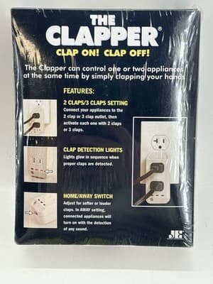 The Clapper Sound Activated On/Off Switch 2 Outlets clap on clap off - Thumbnail 2