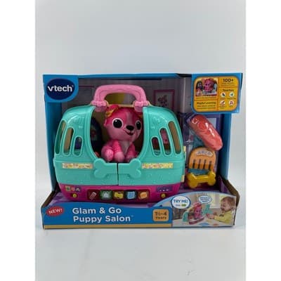 VTech Glam n’ Go Puppy Salon Playset • Interactive Toy Puppy • Lights, Sounds - Image 1