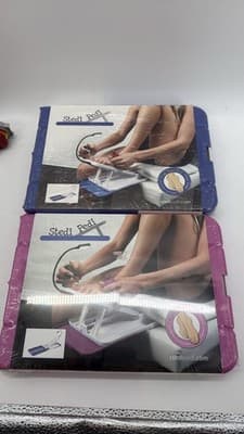 2 pack - Blue & Pink Stedi Pedi Home Pedicure Tool With LED Magnifier - Image 1
