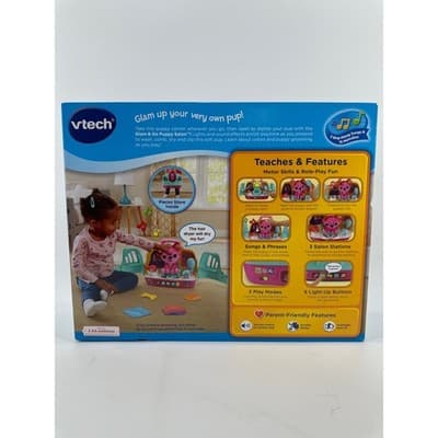 VTech Glam n’ Go Puppy Salon Playset • Interactive Toy Puppy • Lights, Sounds - Thumbnail 2