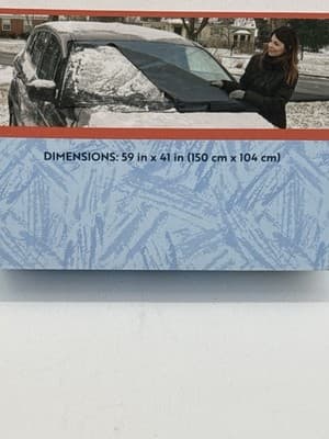 FrostGuard Plus Winter Windshield Cover Ice Snow Standard 59 x 41 In - Thumbnail 2