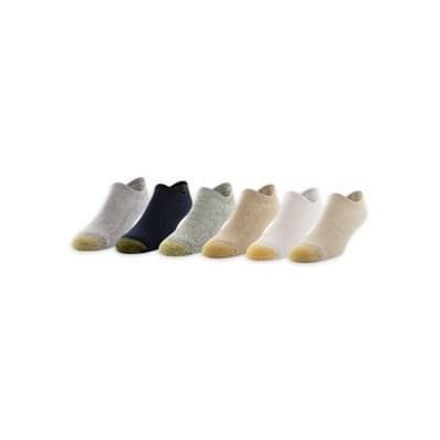 GOLDTOE Mens Casual Sneaker Socks 6-Pack - Image 1