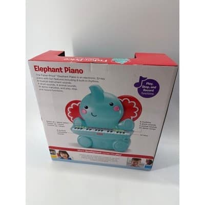 Fisher-Price Elephant Piano ages 2+ - Preloaded songs - Thumbnail 5