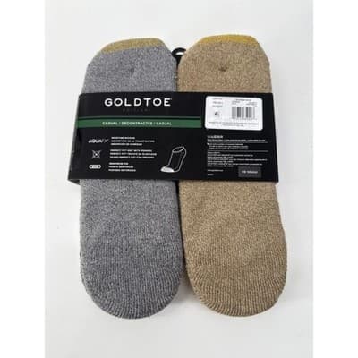 GOLDTOE Mens Casual Sneaker Socks 6-Pack - Thumbnail 3