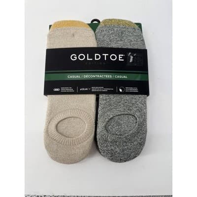 GOLDTOE Mens Casual Sneaker Socks 6-Pack - Thumbnail 2