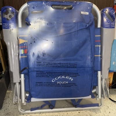Kirkland Signature Deluxe Beach Backpack Chair Paddles W/ Built In Cooler Pouch - Thumbnail 4