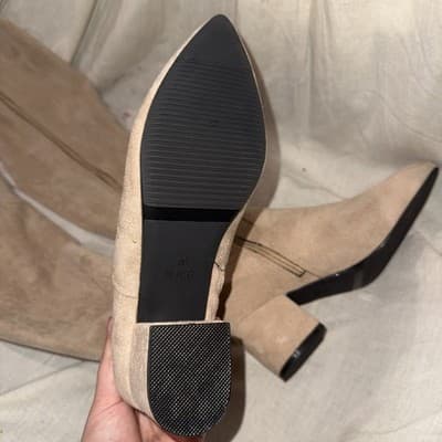 N.N.G Over the Knee Boots Thigh High Suede Boots Brownish Tan sz 40 ( 9 -9.5 ) - Thumbnail 2