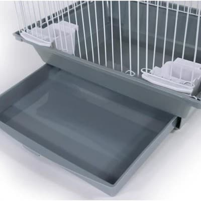 Pet Champion 15” Bird Cage Wire Habitat – Small Pet Parakeet Finch Cage - Thumbnail 4