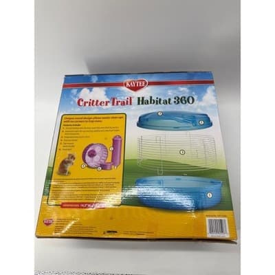 Kaytee CritterTrail Small Pet Habitat Cage – Hamster Gerbil Mouse Enclosure - Thumbnail 2