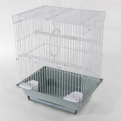 Pet Champion 15” Bird Cage Wire Habitat – Small Pet Parakeet Finch Cage - Image 1