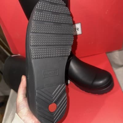 Hunter Women’s Tall Rain Boots Size 8 – Waterproof Rubber Knee High - Thumbnail 3