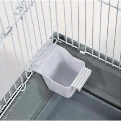 Pet Champion 15” Bird Cage Wire Habitat – Small Pet Parakeet Finch Cage - Thumbnail 6