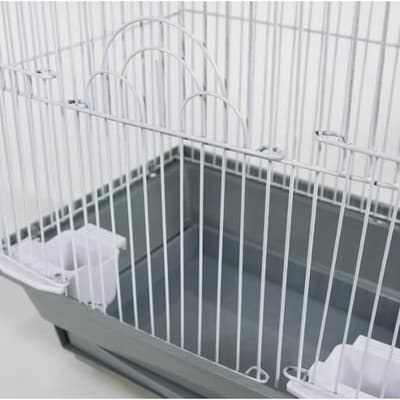 Pet Champion 15” Bird Cage Wire Habitat – Small Pet Parakeet Finch Cage - Thumbnail 5