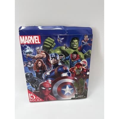 Marvel Mens Socks Advent Calendar 6-12 - Thumbnail 2