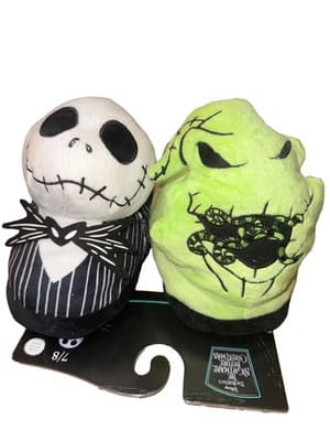 Disney Nightmare Before Christmas Jack Oogie Boogie Plush Slippers 7/8 - Thumbnail 2