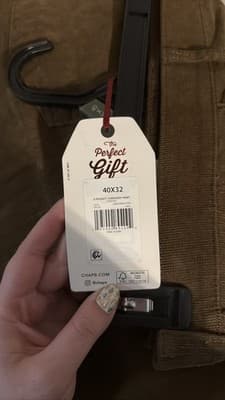 Chaps Men's 40x32 Brown Toffee 5-Pocket Corduroy Trousers - Thumbnail 2