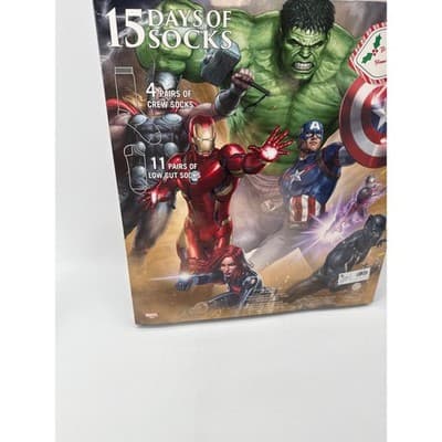 Marvel Mens Socks Advent Calendar 6-12 - Thumbnail 3