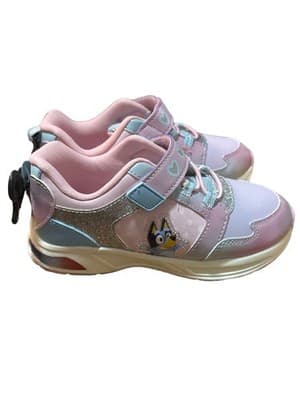 Bluey Bingo Light Up Pink Purple kids 13 Girl Athletic Shoes - Image 1