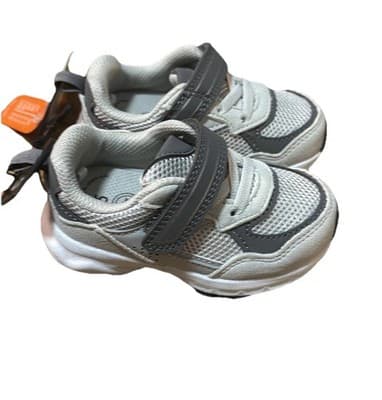 Wonder Nation Toddler Gray Mesh Athletic Sneaker Shoes Size 5 - Thumbnail 2