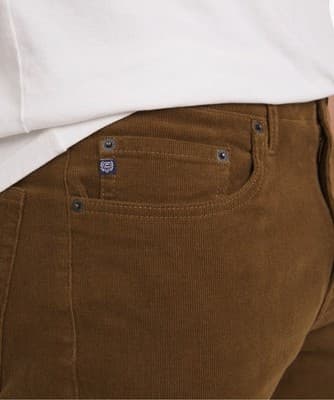 Chaps Men's Corduroy Pants 40x30 Toffee Brown 5-Pocket Straight Leg - Thumbnail 4