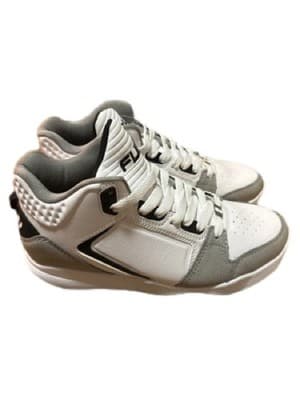 FUBU Men's Hustle Athletic Leisure Sneakers Sz 7 White Gray - Thumbnail 3