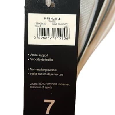 FUBU Men's Hustle Athletic Leisure Sneakers Sz 7 White Gray - Thumbnail 2