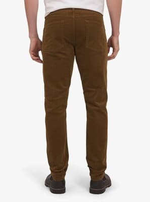 Chaps Men's Corduroy Pants 40x30 Toffee Brown 5-Pocket Straight Leg - Thumbnail 3