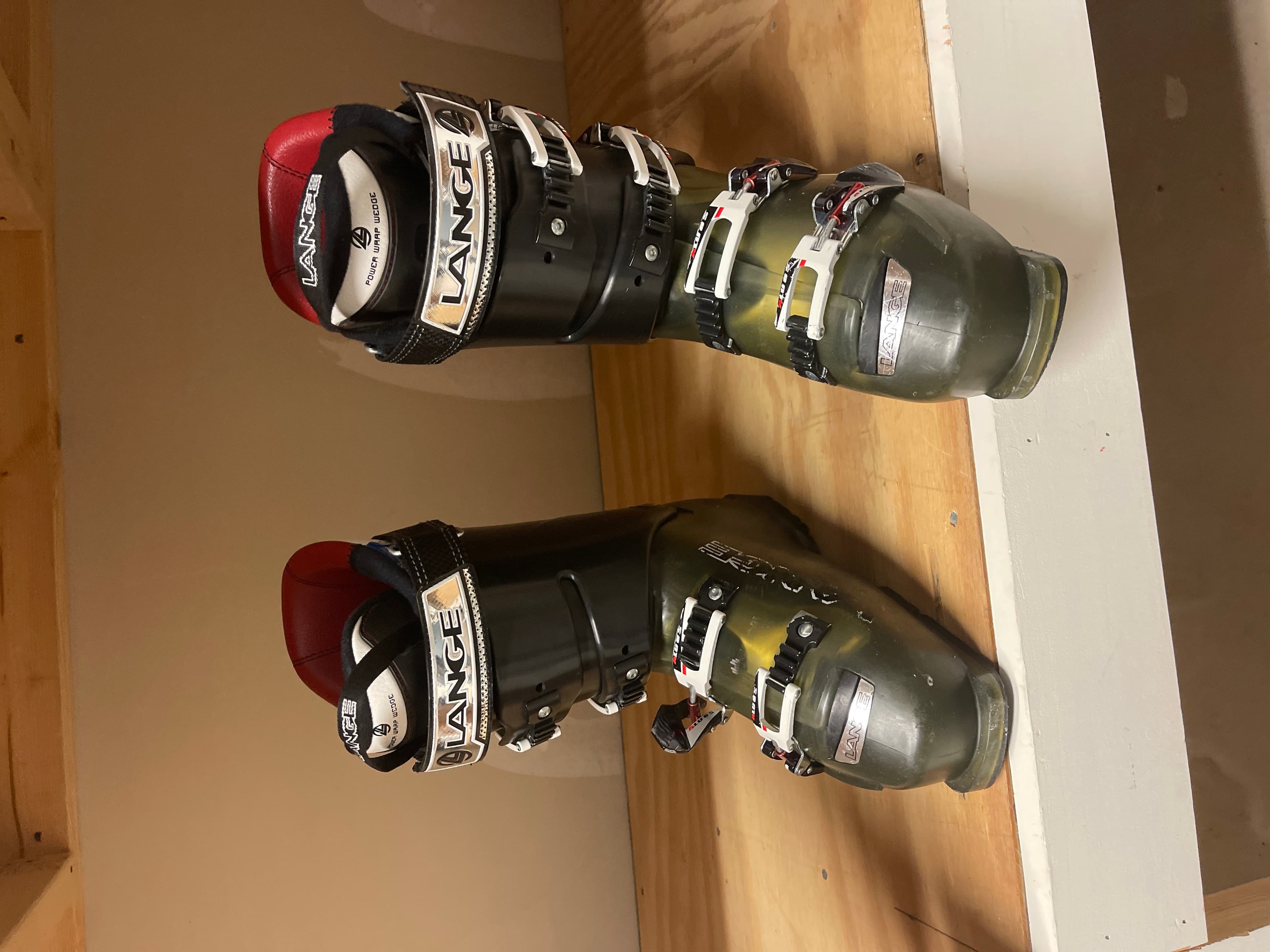 Lange RX 100  Black Downhill Ski Boots Men's Size 26 / 26.5 - Image 1