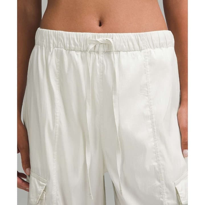 Lululemon Lightweight Adjustable Mid-Rise Cargo Pant - Bone - Small - W5GD9S - Thumbnail 4